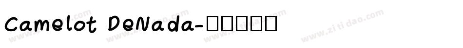 Camelot DeNada字体转换